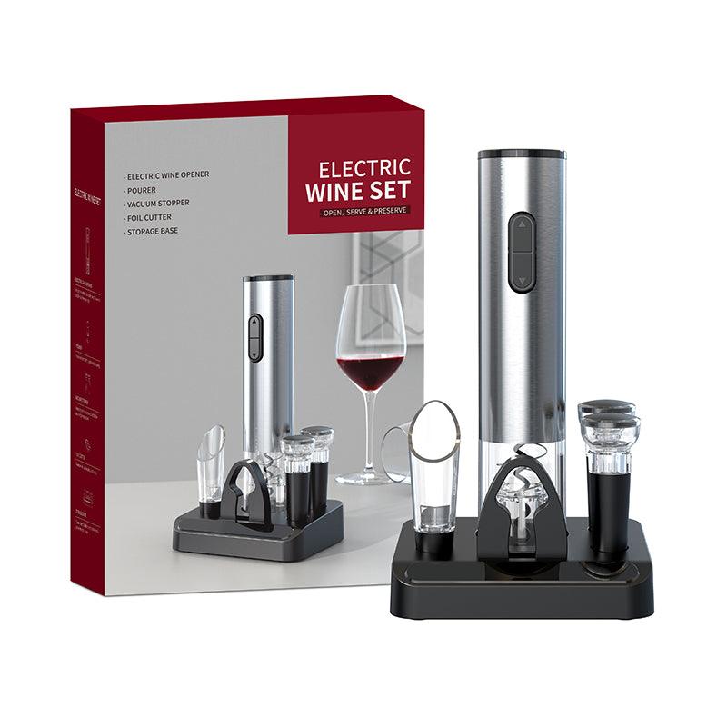 BBGS-KB1-602002 KLT Electric with Alkaline Battery Corkscrew Wine Accessory Gift Set - KLT (ZHUHAI KELITONG ELECTRONIC CO., LTD.)