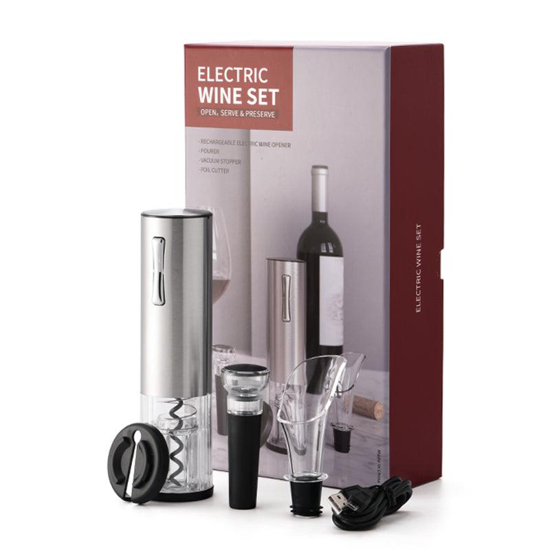 KGS-KP3-361801C-1 KLT Rechargeable Electric Corkscrew Wine Accessory Gift Set - KLT (ZHUHAI KELITONG ELECTRONIC CO., LTD.)