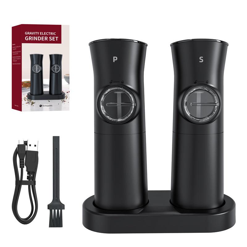 KLT Base Charging Pepper and Salt Electric Grinder with Base Gravity Sensing Kitchen Tools and Utensils KYMQ-18C - KLT (ZHUHAI KELITONG ELECTRONIC CO., LTD.)