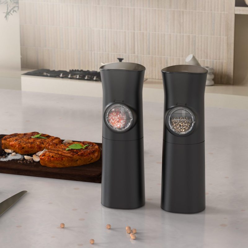 KLT Dry Alkaline BatteryPepper and Salt Electric Grinder Gravity Sensing Kitchen Tools and Utensils KYMQ-18B - KLT (ZHUHAI KELITONG ELECTRONIC CO., LTD.)