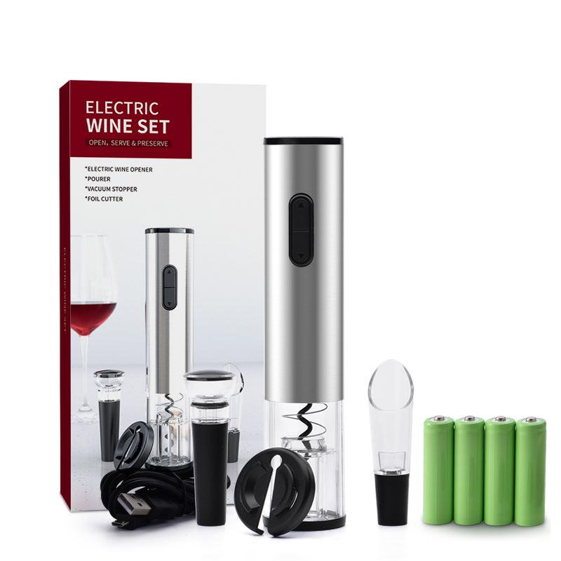 MGS-KB1-602001 and MGS-KB1-602002 KLT 2-in-1 Rechargeable and Alkaline Battery Replaceable Electric Corkscrew Wine Accessory Gift Set - KLT (ZHUHAI KELITONG ELECTRONIC CO., LTD.)