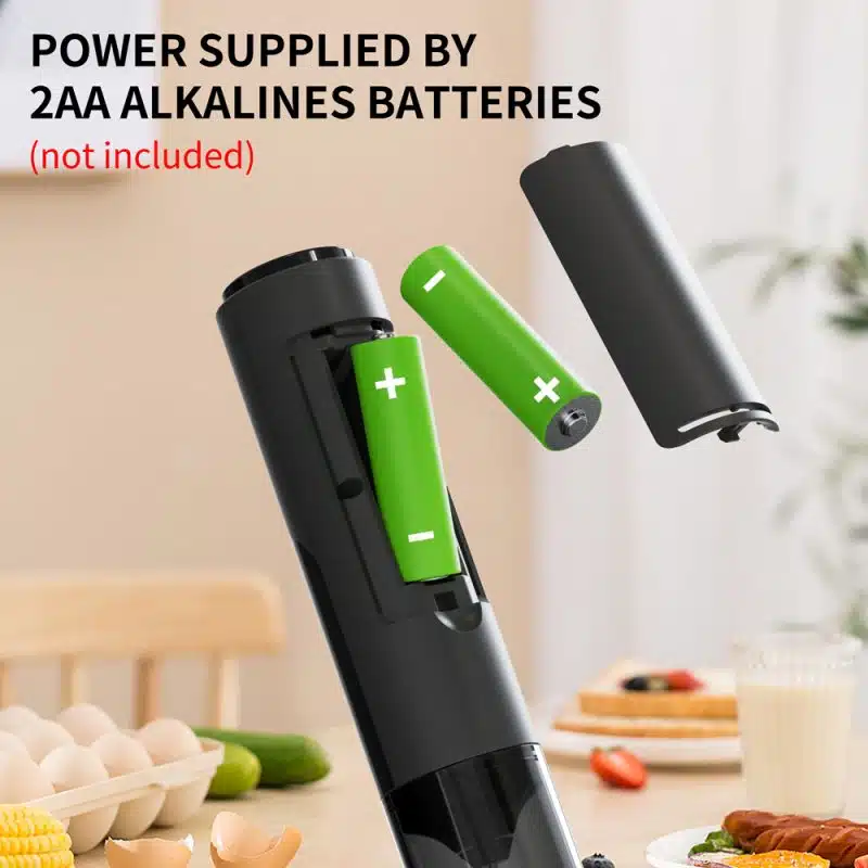 源头工厂-科力通-KJBQ-64 科力通AA电池电动奶泡器自动牛奶发泡器咖啡搅拌器咖啡厨房带收纳套 - 图片 5