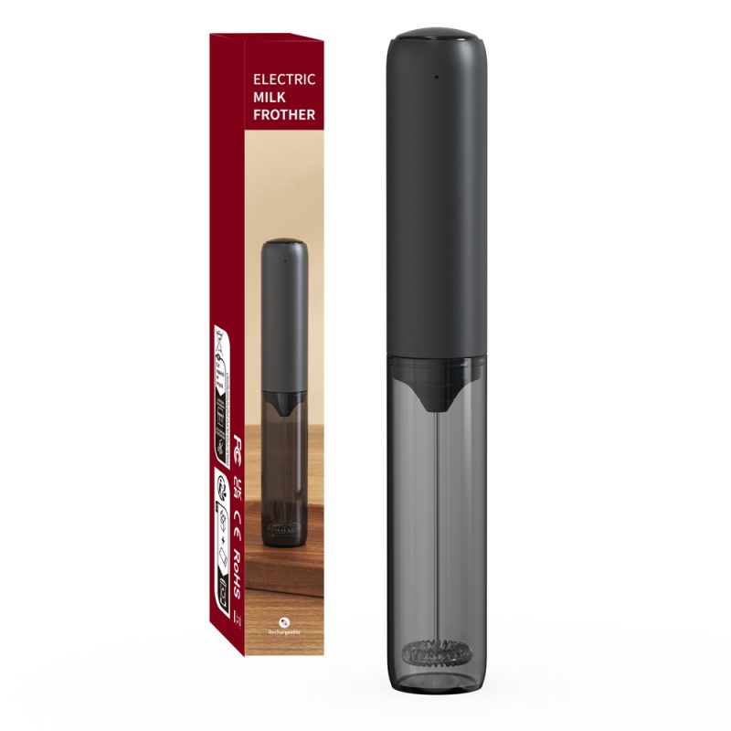 源头工厂-科力通-KJBQ-65款科力通多色充电便携电动奶泡器自动牛奶发泡器咖啡搅拌器咖啡厨房带收纳套 - 图片 12