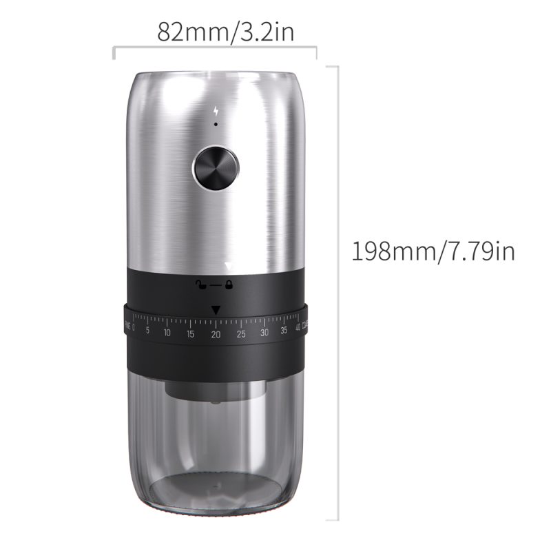 源头工厂-科力通-KMDJ-4AW款科力通电动咖啡研磨器陶瓷研磨头版本带外部粗细调节环 - 图片 3