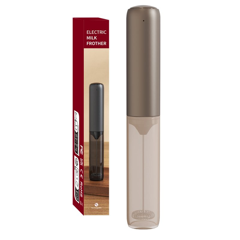 源头工厂-科力通-KJBQ-65款科力通多色充电便携电动奶泡器自动牛奶发泡器咖啡搅拌器咖啡厨房带收纳套 - 图片 29