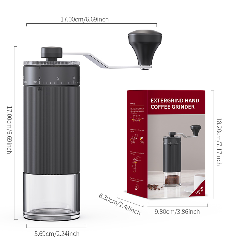 科力通2025全新外调档铝合金手摇磨豆机ODM/OEM代工厂| 咖啡豆磨粉机KMDJ-LCP款 贴牌定制|电商爆款厨房小家电批发拿货|科力通-27年源头厂家 - 图片 5