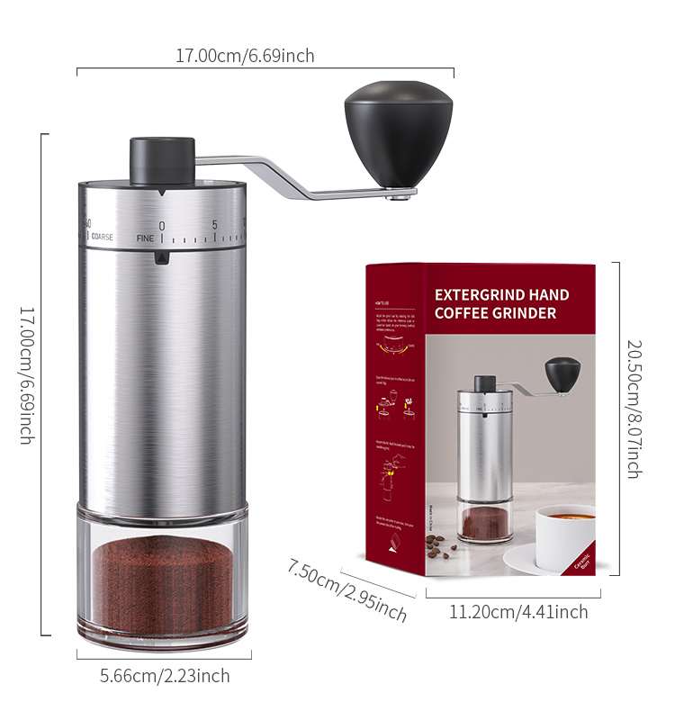 科力通2025全新高质量不锈钢手摇磨豆机ODM/OEM代工厂| 家用高端磨豆机 KMDJ-KCT-W2款 贴牌定制|电商爆款厨房小家电批发拿货|科力通-27年源头厂家 - 图片 10