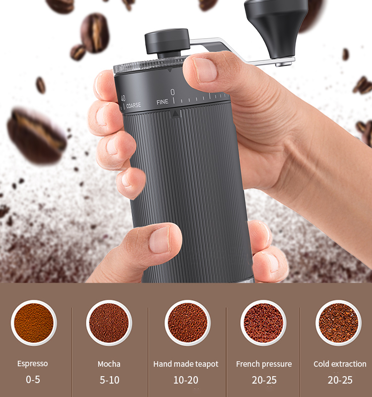 科力通2025全新外调档铝合金手摇磨豆机ODM/OEM代工厂| 咖啡豆磨粉机KMDJ-LCP款 贴牌定制|电商爆款厨房小家电批发拿货|科力通-27年源头厂家 - 图片 8