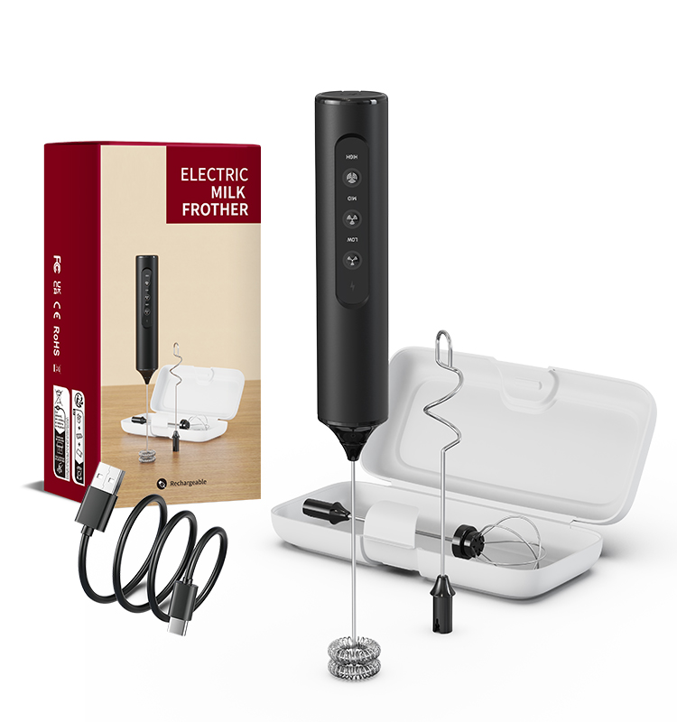 电动奶泡器源头工厂 2025新款调速版本 KJBQ-23X-BOX 便携版本 科力通锂电池充电式电动奶泡器实力厂家牛奶发泡器咖啡搅拌器咖啡厨房 - 图片 10