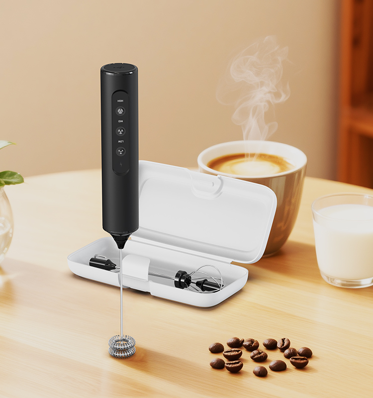 电动奶泡器源头工厂 2025新款调速版本 KJBQ-23X-BOX 便携版本 科力通锂电池充电式电动奶泡器实力厂家牛奶发泡器咖啡搅拌器咖啡厨房 - 图片 8